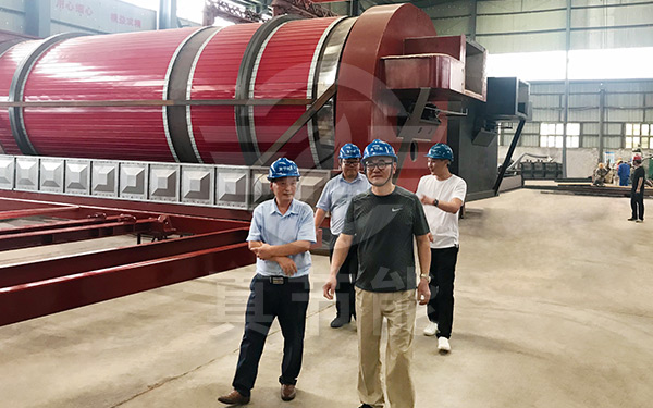 甘蔗渣烘干設(shè)備考察訪問(wèn)