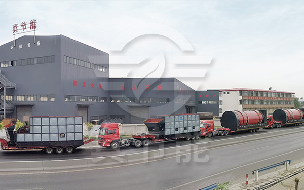 食用菌渣烘干機運輸現場