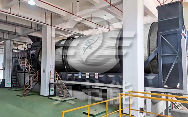 紅薯渣烘干設(shè)備生產(chǎn)現(xiàn)場(chǎng)