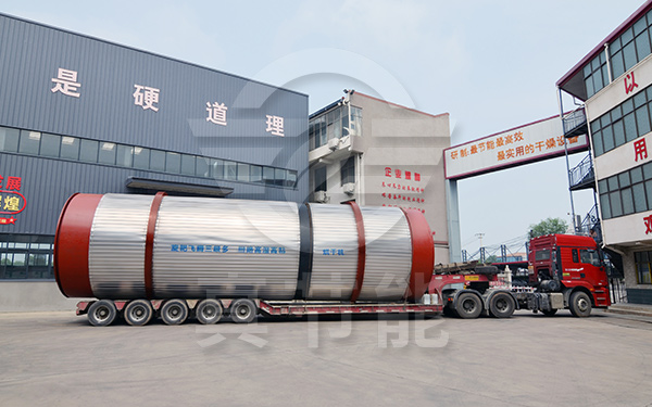 豆渣烘干機運輸發貨現場